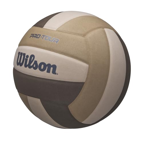 Wilson Pro Tour Volleyball - Official Size, Brown/Tan/Beige