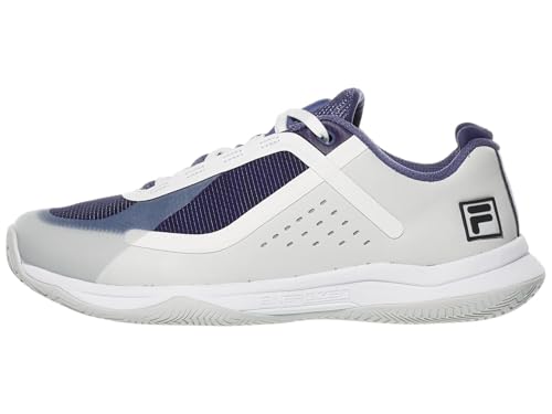 Fila Volley Burst 2 Mens Pickleball Shoes - Dawn Blue/Gray/D Medium / 10.5