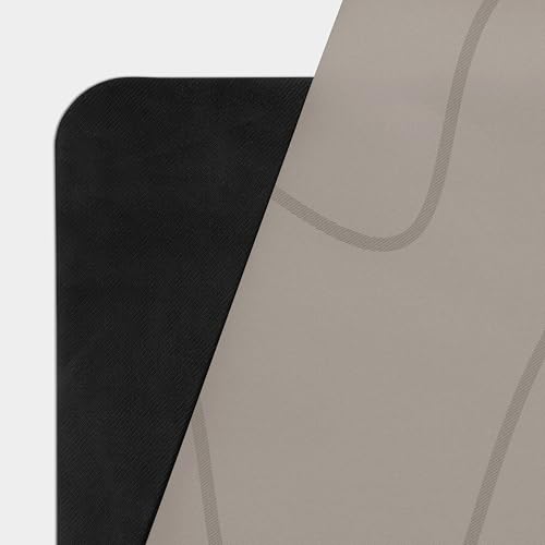 WeGym Yoga Mat, 4mm Cushioned Exercise Mat for Yoga, Pilates, Home Workouts - Anti Slip Polyurethane Suede Yoga Mat with C...