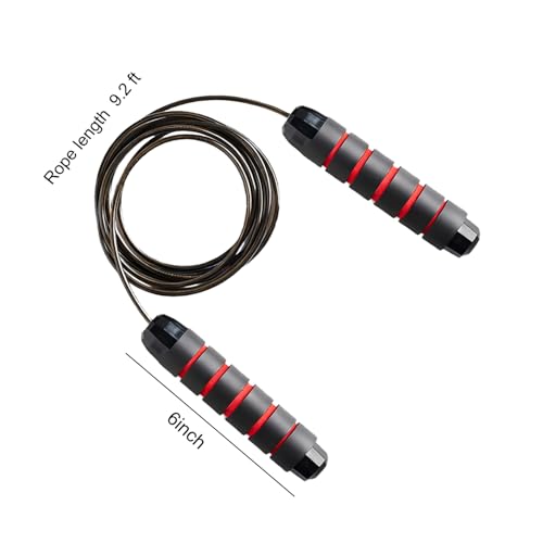 Bulk 50 Pack Jump Ropes, Steel Cable with Ball Bearings for Tangle-Free Rapid Speed Jumping, Adjustable Skipping Rope with...