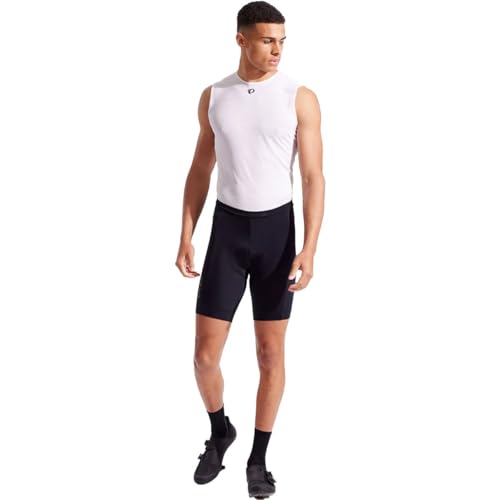 PEARL IZUMI Padded Bike Shorts for Men, 9" Quest Cycling Shorts, Breathable & Moisture-Wicking with Reflective Elements.