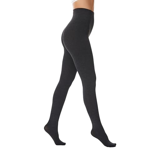 Frola Women’s Fleece Lined Tights Thermal Opaque Winter Pantyhose Warm Thick Stockings with Plush Lining