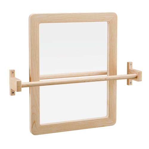 Ogears Montessori Baby Pull Up Bar, Montessori Small Mirror is Suitable for Babies Aged 6 to 18 Months, Infants Registry I...