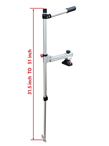 Brocraft Telescopic Transducer Pole with Deck Mount/Telescopic Transducer Pole Transducer Mount/Universal Live Sonar Trans...
