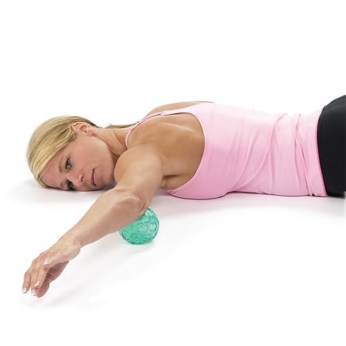 OPTP Franklin Method Textured Ball Set - 2 Inflatable Massage Balls; Textured Ball Set for Self-Massage, Exercise, Muscle ...