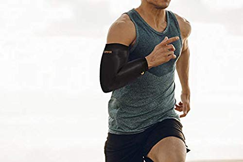 THX4COPPER Elbow Compression Sleeve(2 Pieces) - 1Copper Infused Support –Guaranteed Recovery Copper Elbow Brace-Idea for W...