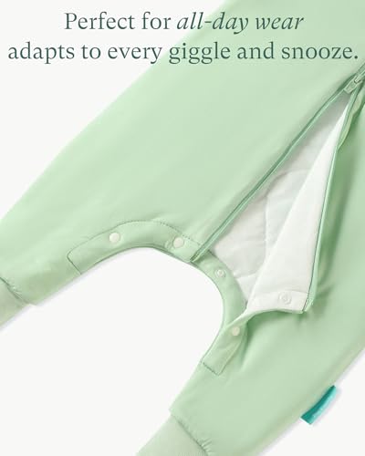 Supersoft Active Toddler Sleepsuit 1.0 TOG Long Sleeve Wearable Blanket with Legs All-Season Go-to for Safe Cozy Sleeper