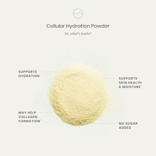 Perelel Hydration Powder, Electrolyte Supplement with Collagen & Hyaluronic Acid, Mango Lemonade Flavor, Soy & Gluten Fre...
