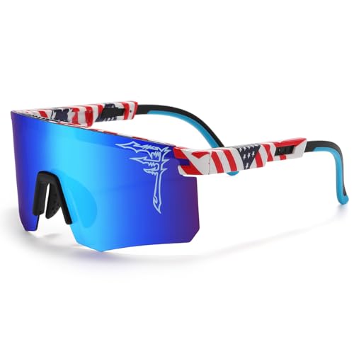 FIXEROS Two Size Polarized Baseball Sunglasses For Adults and Youth Boys Girls Kids UV400 Men Women Cycling Sports Glasses