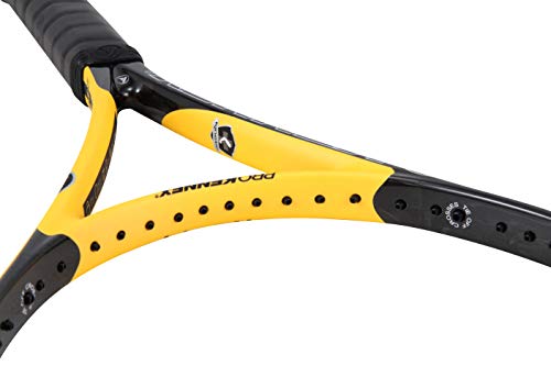 PROKENNEX Black Ace 315, Tennis Racket Unisex Adult, Black, Yellow, Carbon, L2