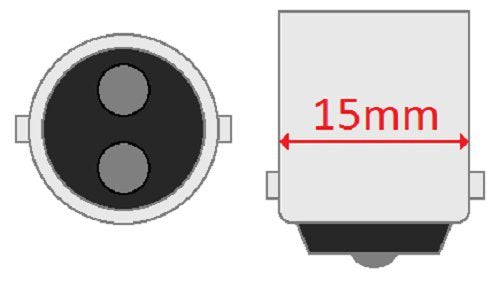 Cec Industries #64 Bulbs  7 V  4.41 W  Ba15D Base  G-6 Shape (Box Of 10)