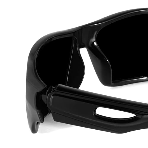 MAXJULI Polarized Wrap Around Sports Sunglasses for Big Heads Men Women UV400 Protection Sun Glasses 8232