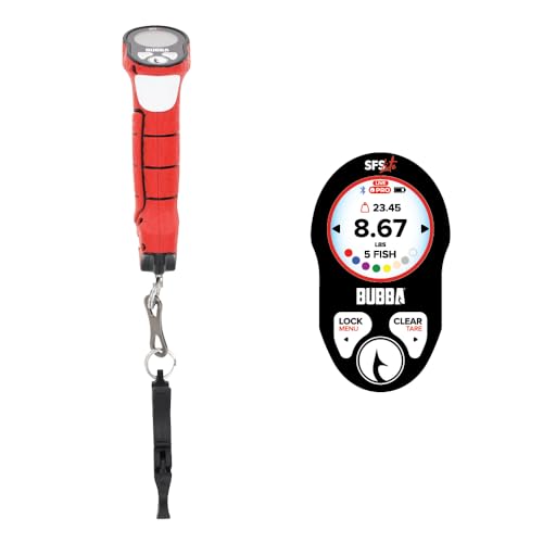 Bubba Smart Fish Scale LITE, Tournament Fishing Tool with Bluetooth App Compatability, LED Screen, 60lb Limit