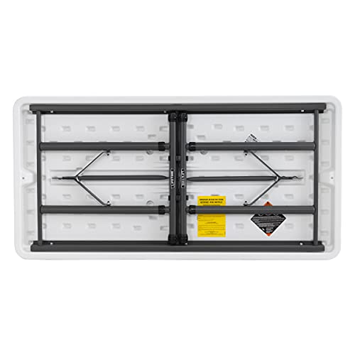 Lifetime Commercial Height Adjustable Folding Utility Table, 4-Foot