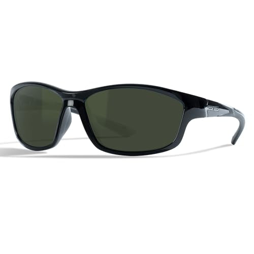 B.N.U.S Corning glass lenses polarized sunglasses for men and women UV400 Protection for Fishing Cycling Driving Italy made