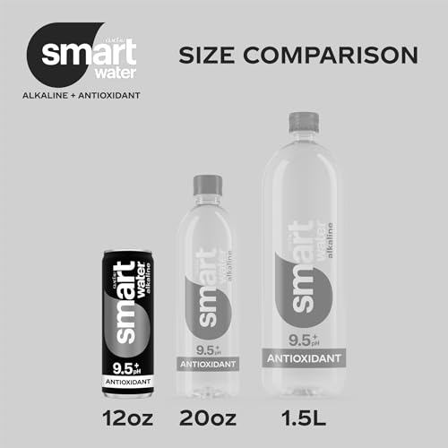 Smartwater Alkaline + Antioxidant Aluminum Can 12oz 8pk