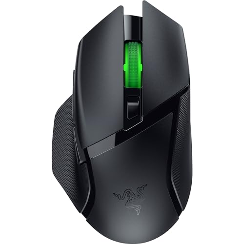 Razer Basilisk V3 X HyperSpeed Customizable Wireless Gaming Mouse: Mechanical Switches Gen-2-5G Advanced 18K Optical Senso...
