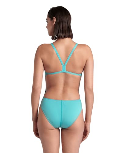 Arena Womens Solid Team Swimsuit Challenge Back MaxLife Open Back Bathing Suit Athletic Swimwear