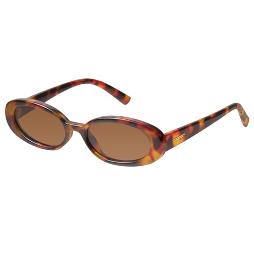 mosanana Retro Tiny Oval Sunglasses for Women with Small Face Narrow Style MS52360