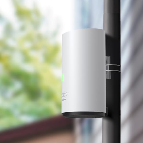TP-Link Deco X20-OUTDOOR AX1800 Dual-Band Wi-Fi 6 Outdoor Mesh WiFi Extender Unit | Up to 2,200 sq.ft| 2 Gigabit PoE+ Port...
