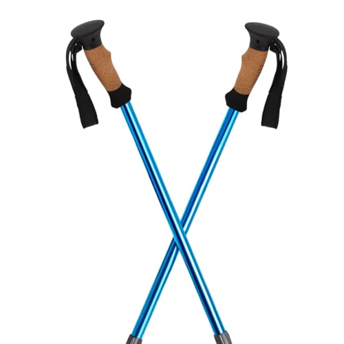 WOONEKY Cane Handle Grip Replacement Walking Canes Grip with Wrist Strap Trekking Poles Handle Hiking Rod Adapter for Walk...