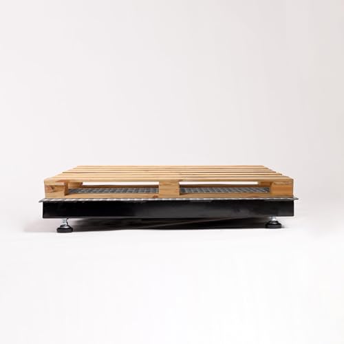48"x48" Industrial Floor Scale, Heavy-Duty Warehouse Scale with Digital Indicator, Accurate Pallet Scale for Postal Luggag...
