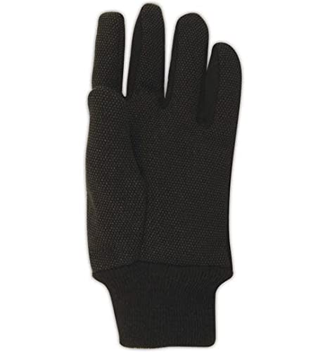 MAGID T92CP MultiMaster PVC Dotted Jersey Gloves, Brown, 36 Pack, Large