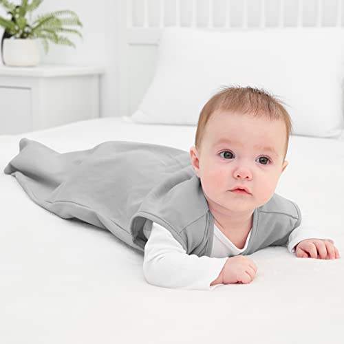 Yoofoss Baby Sleep Sack 6-12 Months Wearable Blanket for Babies 100% Organic Cotton 2-Way Zipper TOG 0.5 Toddler Sleeping ...