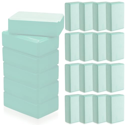 Outus 20 Pcs Yoga Blocks Bulk 9 x 6 x 3 Inch High Density Bricks to Improve Strength Flexibility Balance Soft Non Slip Gym...