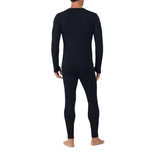 Cuddl Duds Thermal Underwear Shirt and Leggings Set for Men - Heavyweight Fleece Lined Long Johns - Winter Clothes Base Layer