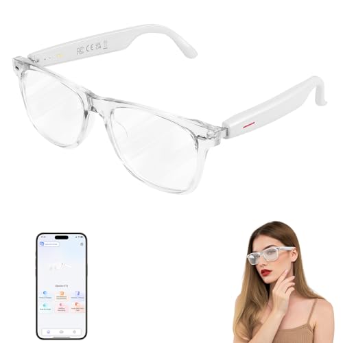 Smart Glasses, AI Bluetooth Glasses for Women/Men with 144 Language Instant Translation & Interpretation, Blue Light Filte...