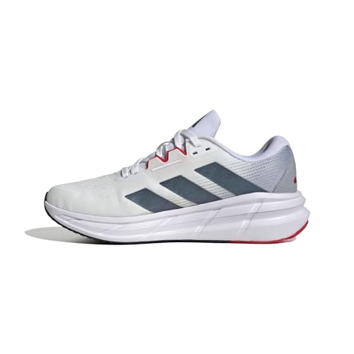 Adidas Men's Questar 3 Running, White/Black/Pure Ruby, 6.5