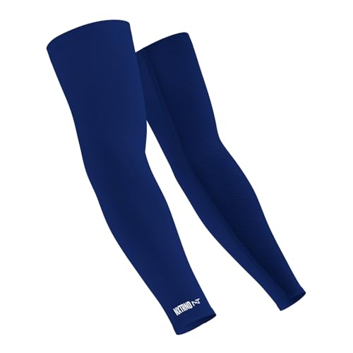1 Pair Nxtrnd Compression Arm Sleeves for Men, Breathable Football, Basketball, Baseball Accessory, Adult & Kids