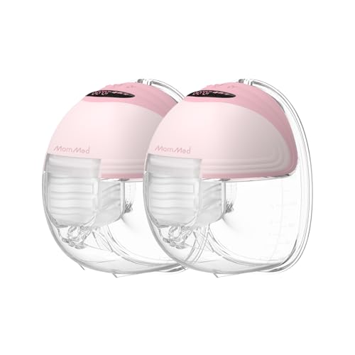 MomMed Wearable Breast Pump (Model S21) – Double Electric Hands-Free Breast Pump, Leak-Proof Design, 3 Modes (Stimulation,...