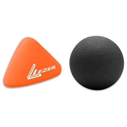 LEZER, Trigger Massage Point, Manual Massage Ball, Muscle Knots Relief Tool, Myofascial Release, Physical Therapy, Plantar...