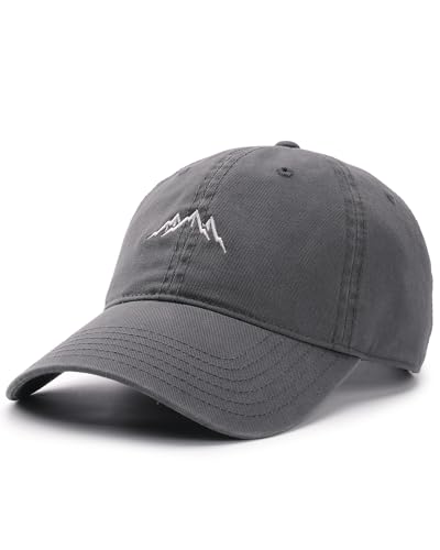 FURTALK Baseball Cap Men Mountain Embroidery Dad Hat Unstructured Soft Vintage Washed Cotton Outdoor Hats for Men