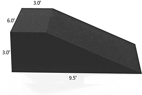 2 Pack Squat Wedge Blocks,Non Slip Professional Squat Ramp for Heel Elevated Squats Calf Raises Platform, Calf Stretcher, ...