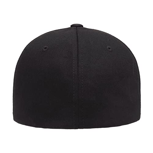 Flexfit 5001 Standard Cotton Twill Structured 6-Panel Fitted Baseball Cap | Bulk Pack Available