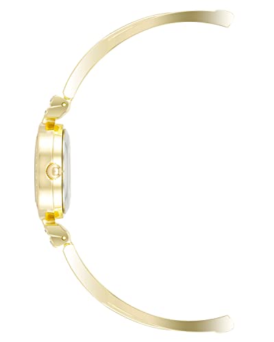 Anne Klein Women's Premium Crystal Accented Bangle Watch and Bracelet Set