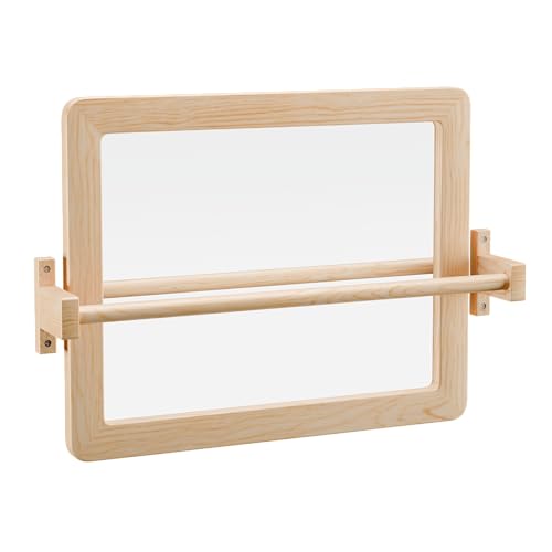 Ogears Montessori Baby Pull Up Bar, Montessori Small Mirror is Suitable for Babies Aged 6 to 18 Months, Infants Registry I...