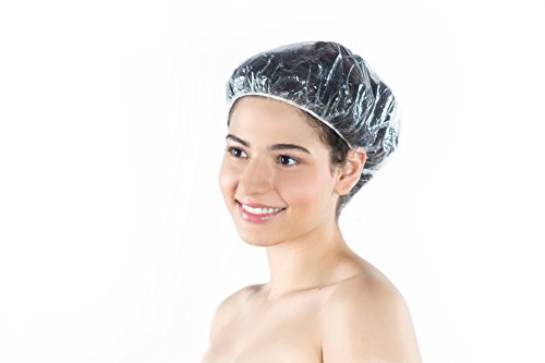 Diane Disposable Clear Processing Hair Caps, For Salons, DIY, Conditioning, Dyeing, Hair Treatments (100 Count (Pack of 1))