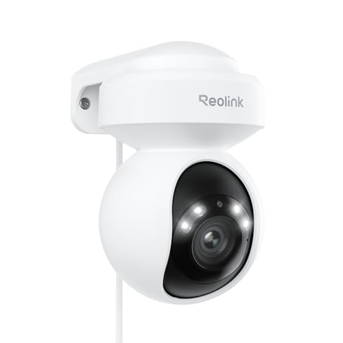 REOLINK 4K Outdoor Plug-in WiFi 6 Security Camera, PTZ Camera for Home Security, Wi-Fi 6 New Tech, Motion Tracking, Smart ...
