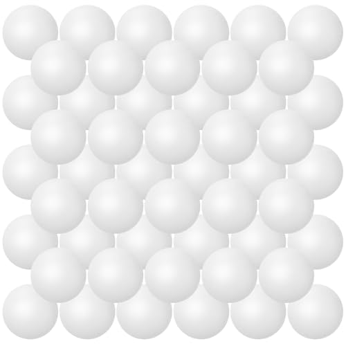 Hanaive 100 Pack Table Tennis Balls Multi Colored 40mm Plastic Balls Bulk Washable Small Game for Carnival Pool Games, Par...