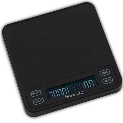 Brewista Smart Coffee Scale III with Timer, 2kg/0.1g High Precision Scale for Espresso and Pour-Over Coffee, Portable Mini...