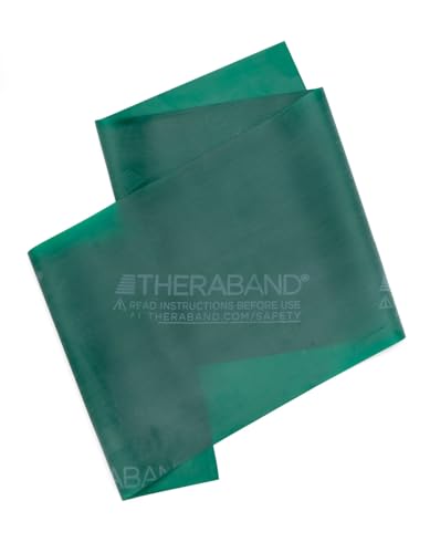 THERABAND Professional Latex Resistance Bands, Individual 6 Ft Elastic Band for Upper & Lower Body Exercise, Physical Ther...