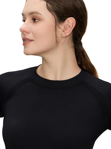 Long Sleeve Workout Tops for Women, Compression Shirt, Sports Running Shirt Breathable Athletic Top Slim Fit