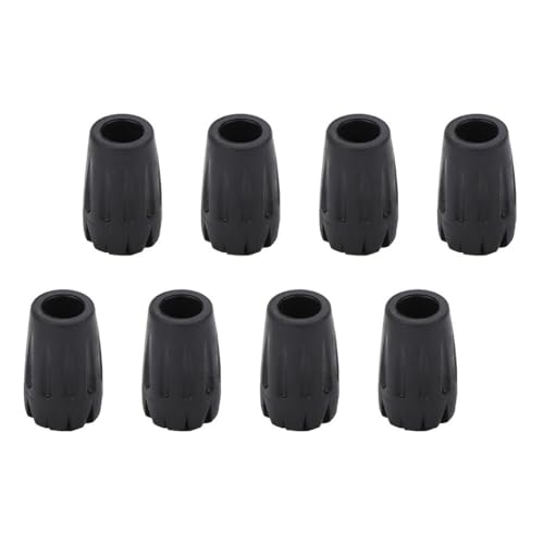 - Rubber Replacement Tips for Trekking Poles, Hiking Canes & Collapsible Staffs, Non-Slip & Shock Absorption Design (1.1c...