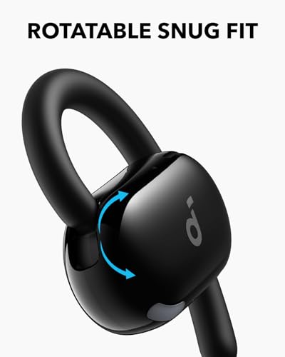 Soundcore V20i by Anker Open-Ear Headphones, Adjustable Ear Hooks, Ultra-Comfort, Snug Fit, Powerful Sound, Clear Calls, I...