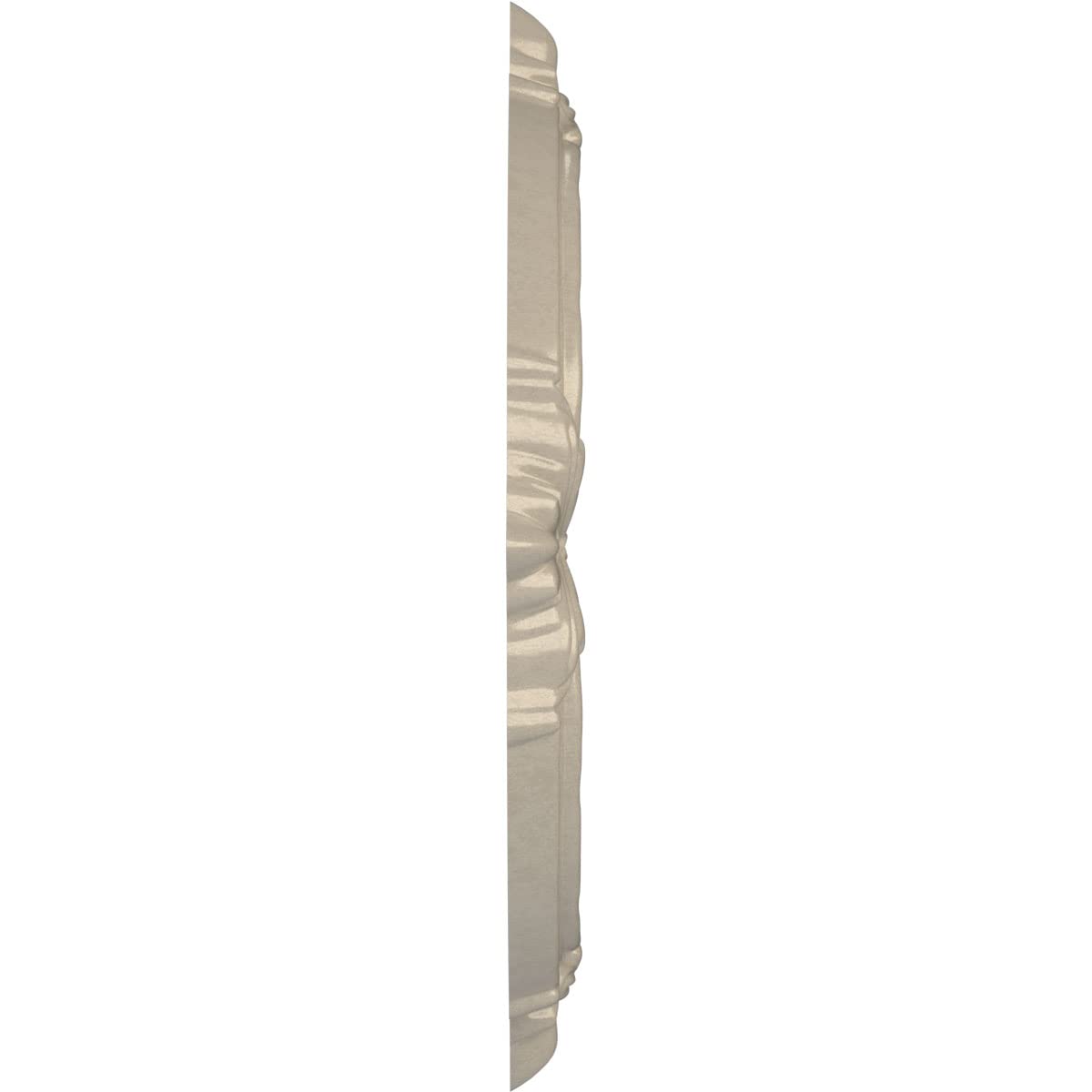Ekena Millwork Cmp10Atepe Attica Thermoformed Pvc Ceiling Medallion (Fits Canopies Up To 4 1/8), 10Od X 3 1/2Id X 3/4P, Universa