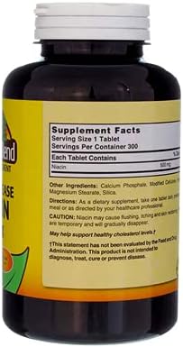 Nature's Blend Niacin Timed Release 500 mg 500 mg 300 Tabs